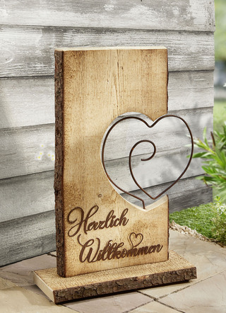 Aufsteller "Herzlich "Willkommen"