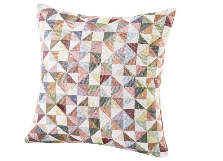 Decoratiekussens & slopen - Jacquard kwaliteit kussensloop, in Größe 105 (40 x 40 cm) bis 110 (50 x 50 cm), in Farbe KLEURRIJK Ansicht 1