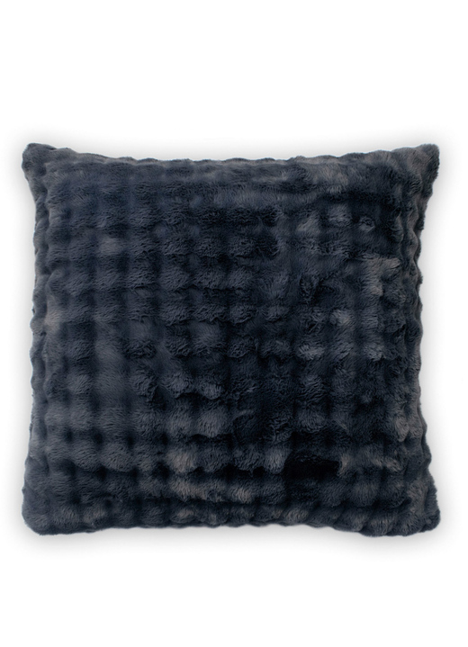 Woonaccessoires - Woonaccessoires in zachte superzachte kwaliteit, in Größe 225 (Deken, 150 x 200 cm ) bis 905 (kussensloop, 50x 50 cm), in Farbe ANTHRAZIT Ansicht 1