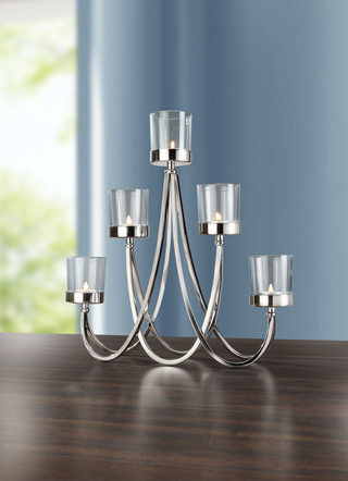Kerzenleuchter - silber