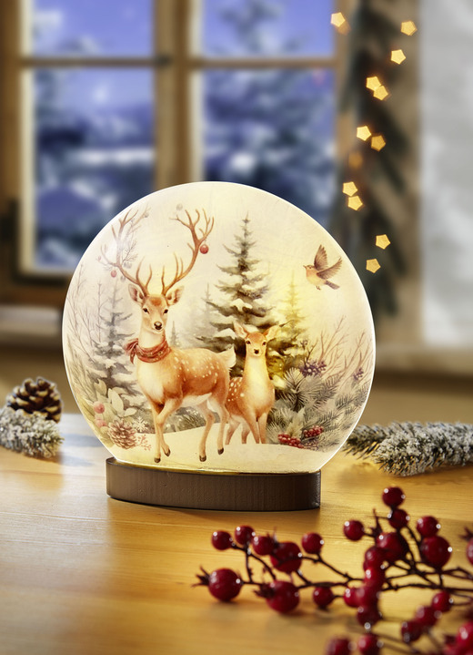 Cadeau-ideeën - Lamp met hertenmotief, in Farbe BRUINGROEN