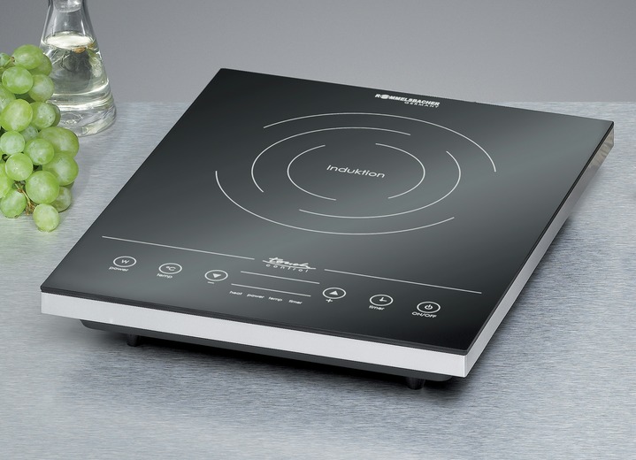 Kochen & Grillen - Induktionskochtafel in 2 AusfüIhrungen, in Farbe SCHWARZ, in Ausführung Einzel-Kochtafel Ansicht 1
