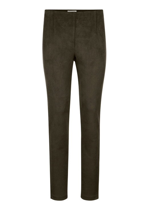 Broeken - Broek met smalle enkelwijdte, in Größe 019 bis 052, in Farbe OLIJF Ansicht 1