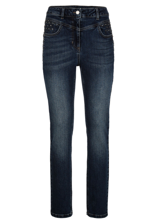 Hosen mit Knopf- und Reißverschluss - Jeans, in Größe 019 bis 052, in Farbe BLAU Ansicht 1