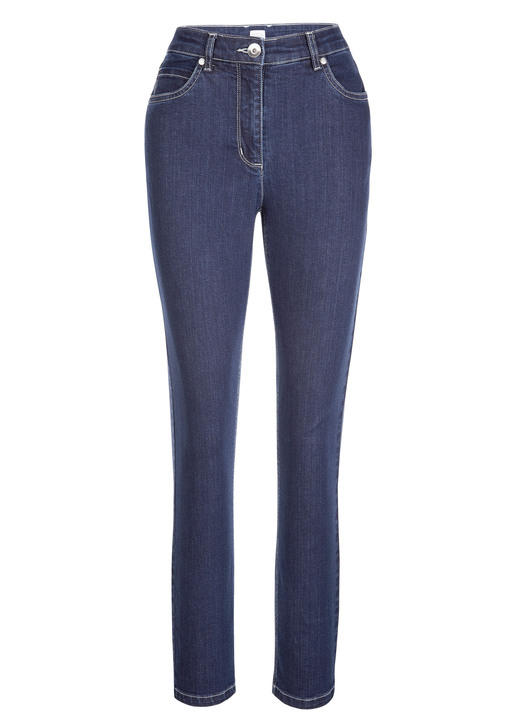 Broeken - Jeans met 5 zakken, in Größe 019 bis 052, in Farbe DONKERBLAUW Ansicht 1