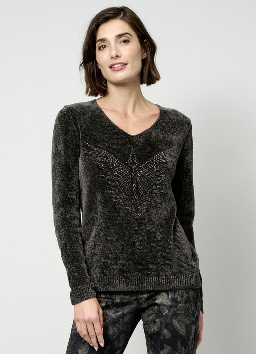 Pullover & Strickmode - Pullover, in Größe 038 bis 052, in Farbe OLIV Ansicht 1