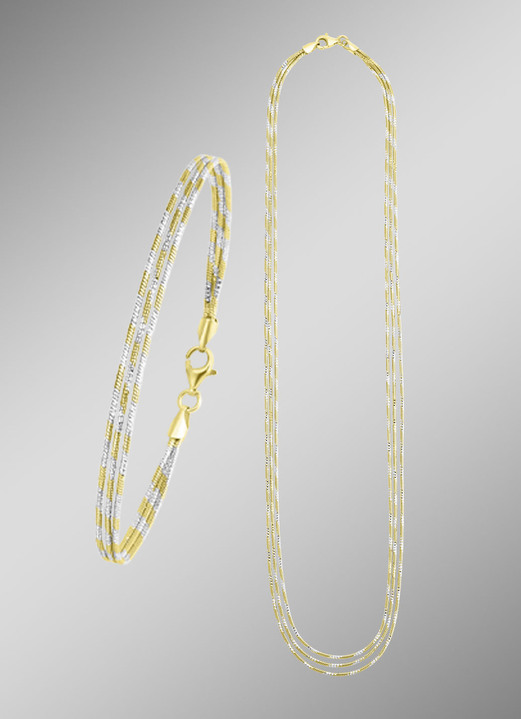 Armbänder - Schmuckset, 2-teilig 925/-, in Farbe  Ansicht 1