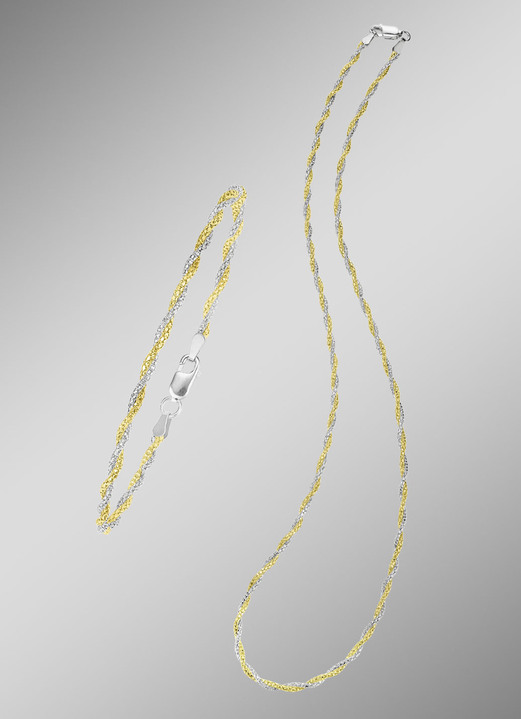 Armbänder - Schmuckset, 2-teilig 925/-, in Farbe  Ansicht 1