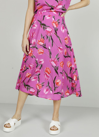 Rok met bloemenmotief