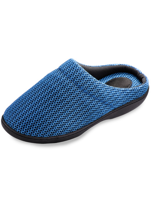 Gezondheidsschoenen - Ademende comfort gel pantoffel, in Größe 001 bis 004, in Farbe BLAU Ansicht 1