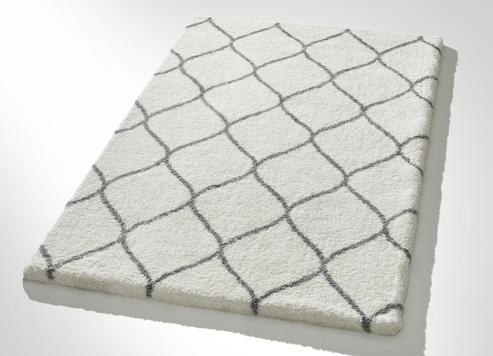 Modern - Brücke, in Größe 111 (Brücke, 60x110 cm) bis 282 (Teppich, 200x290 cm), in Farbe CREME Ansicht 1