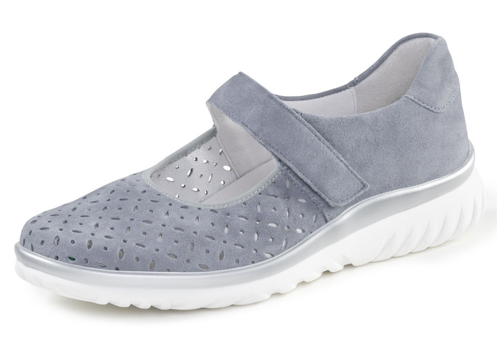 Instappers & veterschoenen - Bretels schoenen, in Größe 3 1/2 bis 8, in Farbe BLEU Ansicht 1