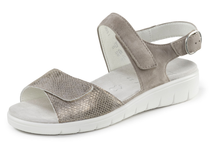 Sandaletten & Pantoletten - Sandalen, in Größe 3 bis 7 1/2, in Farbe HELLGRAU Ansicht 1