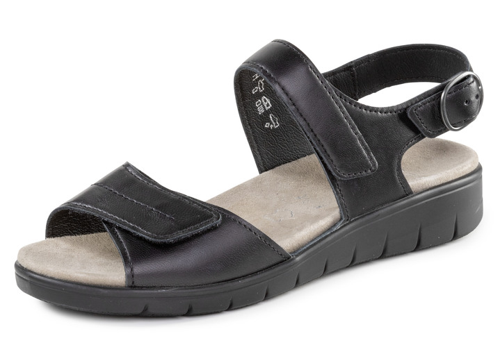 Sandaletten & Pantoletten - Sandalen, in Größe 3 bis 7 1/2, in Farbe SCHWARZ Ansicht 1