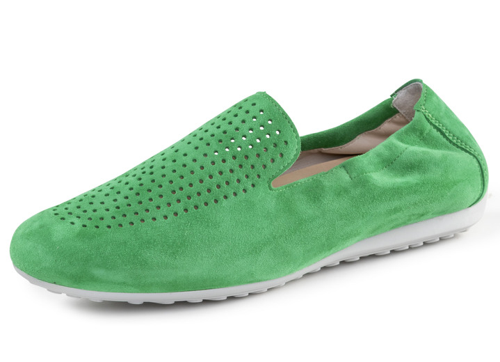 Damenmode - Slipper, in Größe 3 1/2 bis 8, in Farbe GRÜN Ansicht 1