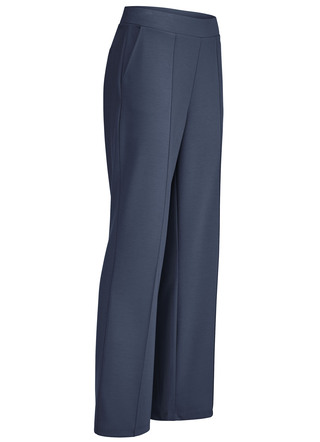 Broek met gestikte bies