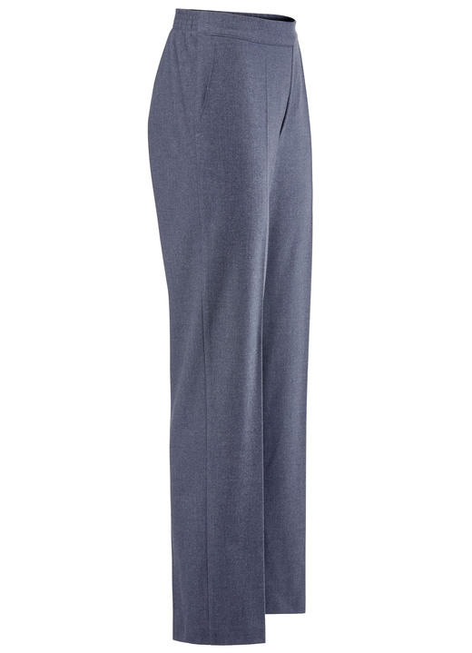 Broeken met elastische band - Broek met elastische tailleband aan de achterkant, in Größe 018 bis 054, in Farbe ROOKBLAUW Ansicht 1