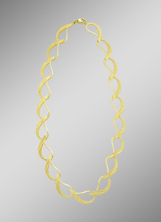 Vergulde zilveren ketting