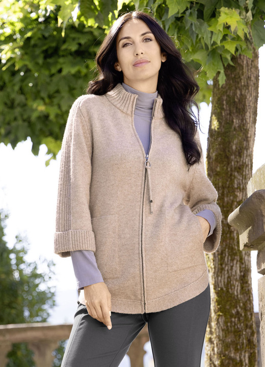 RABE - Strickjacke RABE - Strickjacke, in Größe 036 bis 052, in Farbe SAND MELIERT