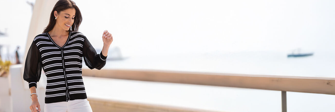 Dame in elegant topje