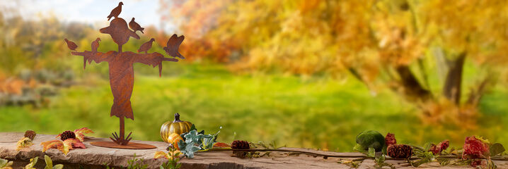 Herfstdecoratie en herfstboom