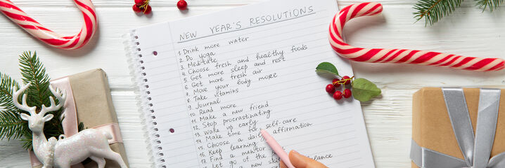 Checklist met punten om stress tijdens de kerstdagen te voorkomen