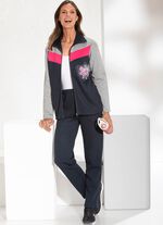 Vrijetijdspak met print aan de voorzijde 