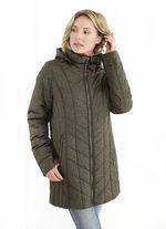 Lange jas met roofdierdessin 