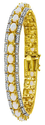 Vergulde armband van zilver 
