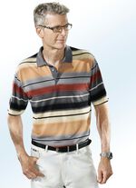 Poloshirt met all-overdessin 