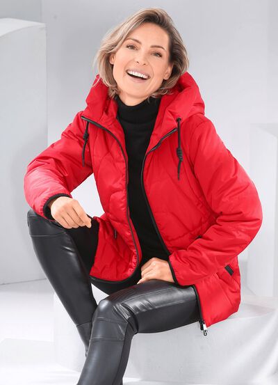 Jas met verlengd rugpand 