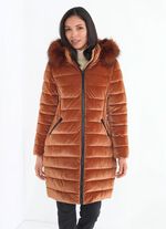 Korte jas met afneembare capuchon 