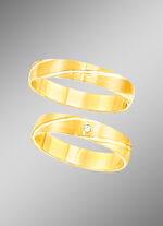 Stijlvol satijnen trouwringen 