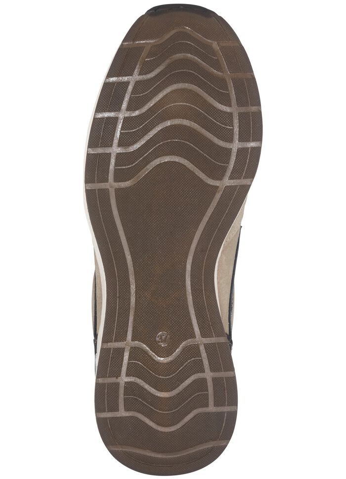 Slippers gemaakt van rundsu&egrave;de BEIGE