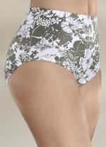 Set van vijf slips met bloemenprint 