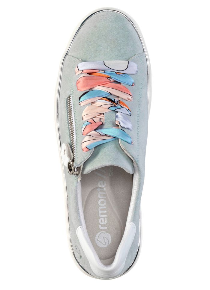 Remonte sneakers met kleurrijke vetersluiting 