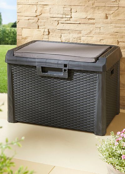 Santorini tuinbox in elegant rotan design 