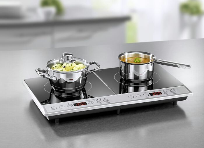 Dubbele inductiekookplaat 