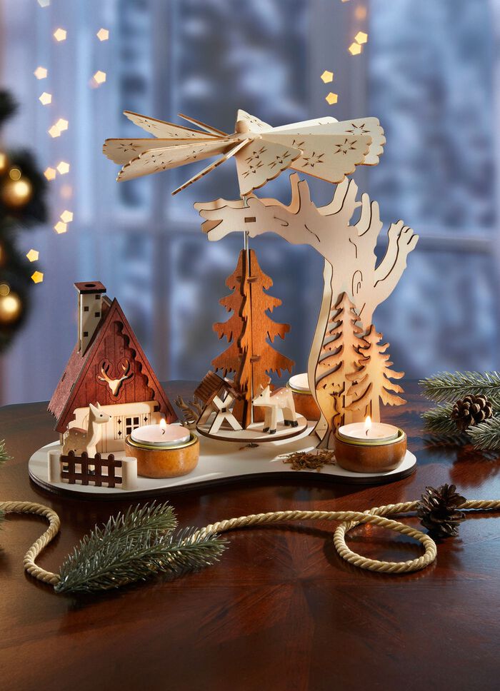 Houten tafelpiramide 