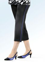 Broek met contrasterende biezen 