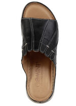 Gemini, stijlvolle damesmuiltjes, breedte G, gemaakt van leer SCHWARZ