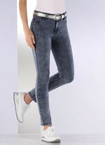Enkellange, figuurcorrigerende jeans 
