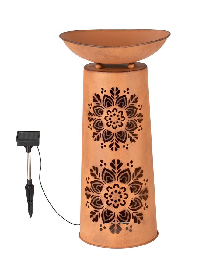 Decoratieve zuil met mandala-motief 