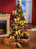 Verlichte dennenboom GROEN