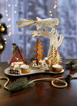 Houten tafelpiramide 