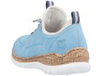 Rieker sneakers met elastische decoratieve vetersluiting 