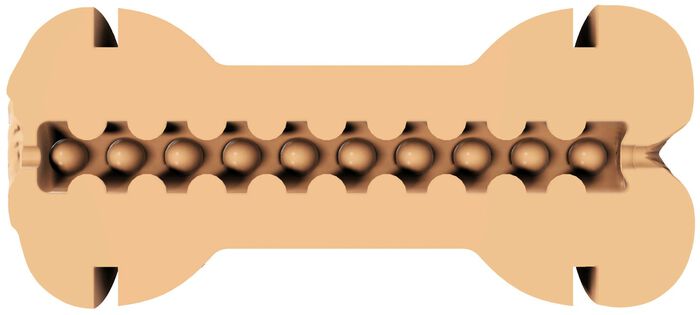 Extra strakke 2-in-1 masturbator 