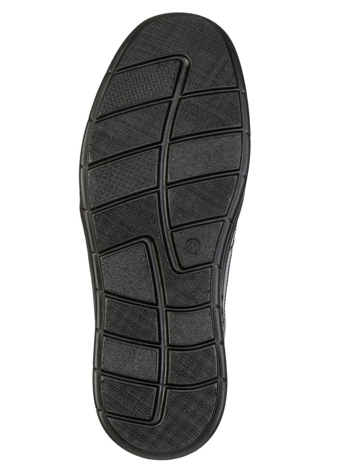 GINO GALANTE, stijlvolle heren veterschoenen met uitneembaar voetbed SCHWARZ