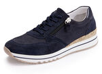 ELENA EDEN sneakers met vetersluiting en ritssluiting aan de zijkant DONKERBLAUW