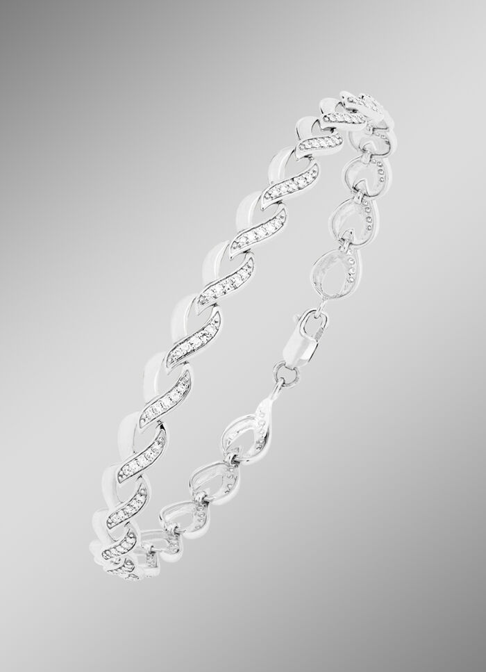 Hoogwaardige armband in witgoud 